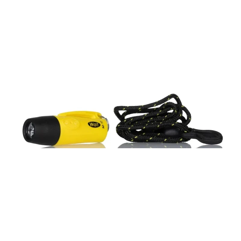 Wolf Safety IECEx, ATEX Certified LED Pocket Torch Yellow 30 cd, 68 mm M-10