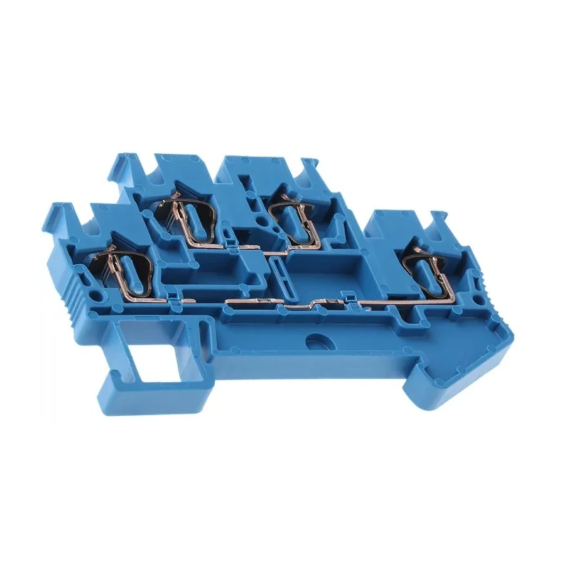 Phoenix Contact Double Level Terminal Block Blue 0.08mm² to 4 mm² 22A 500V Spring Cage Termination 3031283