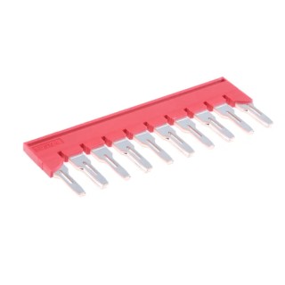 Phoenix Contact Jumper Bar for DIN Rail Terminal Blocks 10 Positions Red Copper FBS Series 3030323