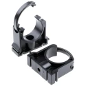 Georg Fischer Galvanised Polypropylene Black Saddle Clamp Pipe Clip Fixing Hole Diameter 7mm 167061089