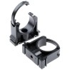 Georg Fischer Galvanised Polypropylene Black Saddle Clamp Pipe Clip Fixing Hole Diameter 7mm 167061089