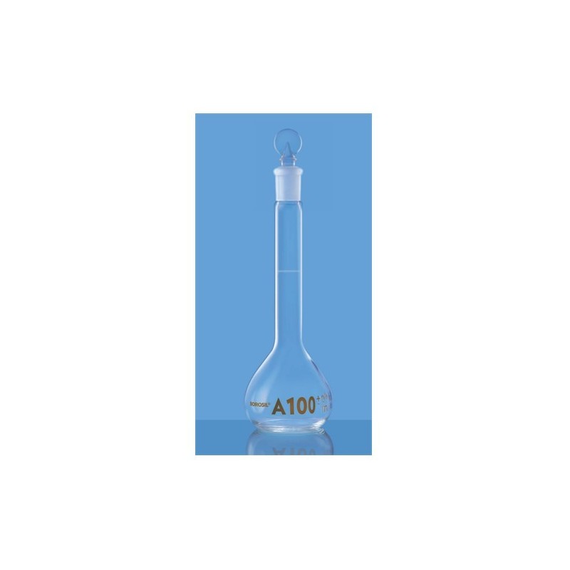 borosil-volumetric-flask-class-a-narrow-mouth-clear-with-individual-calibration-certificate-1-ml-5640001-41233