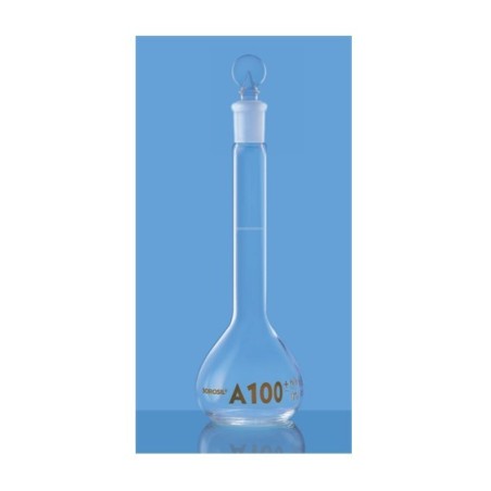 borosil-volumetric-flask-class-a-narrow-mouth-clear-with-individual-calibration-certificate-1-ml-5640001-41233