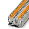 Phoenix Contact QTC 2.5 Series Feed Through Terminal Block, Grey, 24A, 800V, Quick Connect, 1-Level, IECEx 3206416