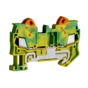 Phoenix Contact QTC 2.5-PE Series Earth Terminal Block 1-Level Quick Connect 24A, 800V, 0.5-2.5 mm² 3206432