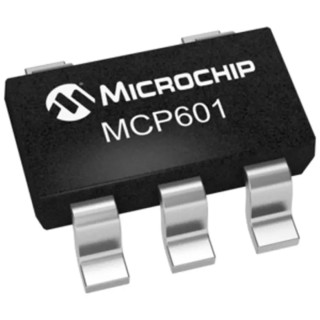 Microchip Operational Amplifier MCP601T-I/OT Surface Mount 5-Pin SOT-23 3V to 5V 2.8 MHz Gain Bandwidth Product MCP601T-I/OT