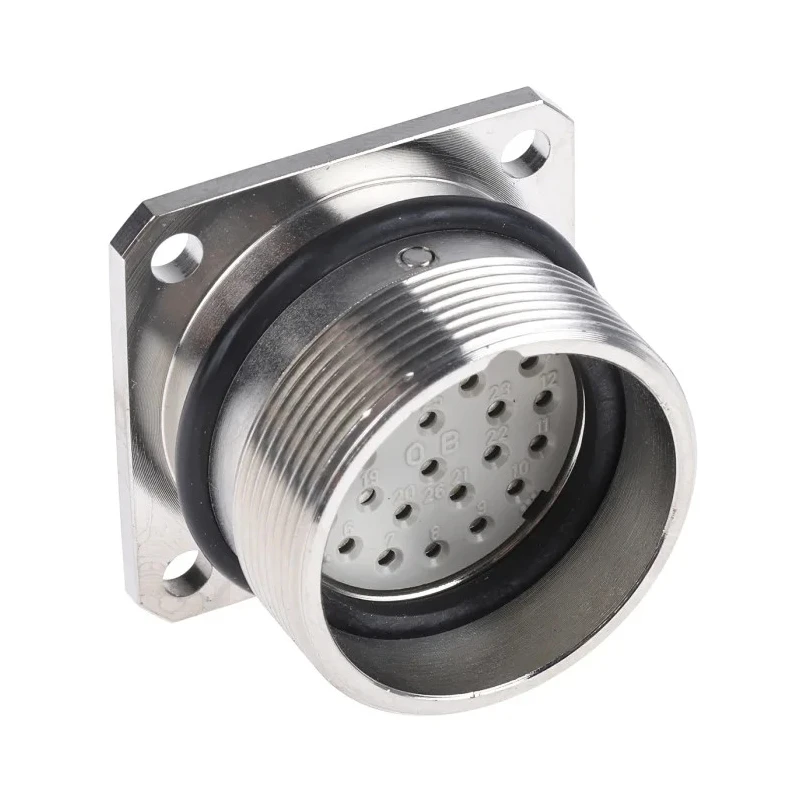 Lapp Circular Connector, 26 Contacts, Panel Mount, 23 mm Size, Socket Female, IP65 Rated, 7.5A, 1.5kV 50201203+00009004