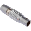 LEMO Industrial Circular Connector 2 Contacts Cable Mount Plug Male 12 mm IP50 1B Series FGG.1B.302.CLAD52