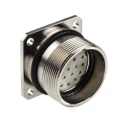 Lapp Circular Connector, Panel Mount, 21 Contacts, 23 mm Size, Socket Female, IP65 Rated, Copper Housing 50201203+00009172