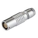 LEMO 2 Contacts Cable Socket Female Circular Connector IP50 Brass Housing PHG.1B.302.CLLD62