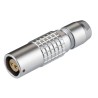LEMO 2 Contacts Cable Socket Female Circular Connector IP50 Brass Housing PHG.1B.302.CLLD62