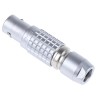 LEMO Circular Connector, 2 Contacts, Cable Mount, 12 mm Size, Plug, Male Contact, IP50 Protection, 1B FGG.1B.302.CLAD62