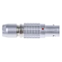 LEMO Circular Connector, 2 Contacts, Cable Mount, 12 mm Size, Plug, Male Contact, IP50 Protection, 1B FGG.1B.302.CLAD62