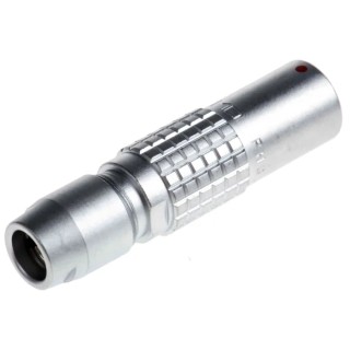 LEMO Circular Connector, 4 Contacts, Cable Mount Socket, Female, IP50, Brass Housing, 0B Series PHG.0B.304.CLLD42
