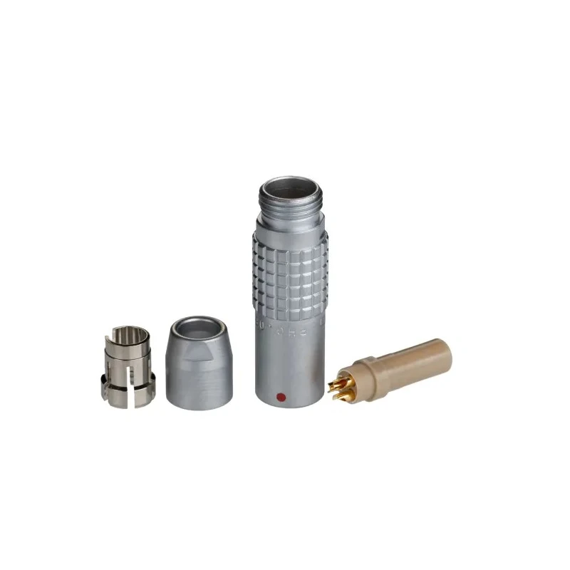 LEMO Circular Connector, 3 Contacts, Cable Mount, Socket Female, IP50, Brass Housing, 3V, 3A PHG.0B.303.CLLD52
