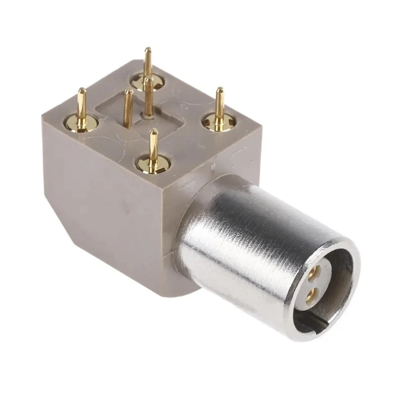 LEMO Circular Connector 2 Contacts Panel Mount 11.7 mm Socket Female IP50 0B Series EPG.0B.302.HLN
