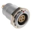 LEMO Circular Connector 4 Contacts Panel Mount 10 mm Connector Socket Female IP50 0B Series EGG.0B.304.CLL