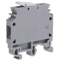 Entrelec SNA Series DIN Rail Terminal Block Grey, 6mm² Cable CSA, 1-Level, Screw Termination 1SNA115688R2500