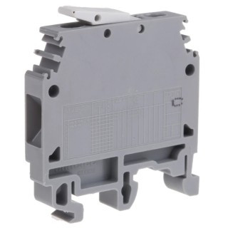 Entrelec SNA Series DIN Rail Terminal Block Grey, 6mm² Cable CSA, 1-Level, Screw Termination 1SNA115688R2500