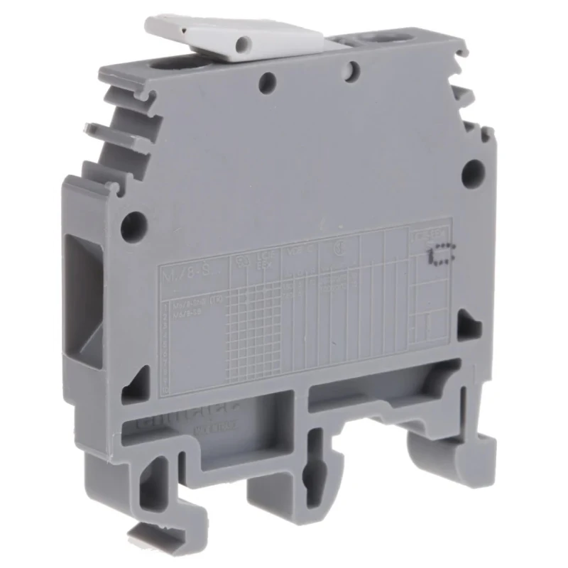 Entrelec SNA Series DIN Rail Terminal Block Grey, 6mm² Cable CSA, 1-Level, Screw Termination 1SNA115688R2500