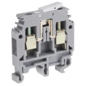Entrelec SNA Series DIN Rail Terminal Block Grey, 6mm² Cable CSA, 1-Level, Screw Termination 1SNA115688R2500