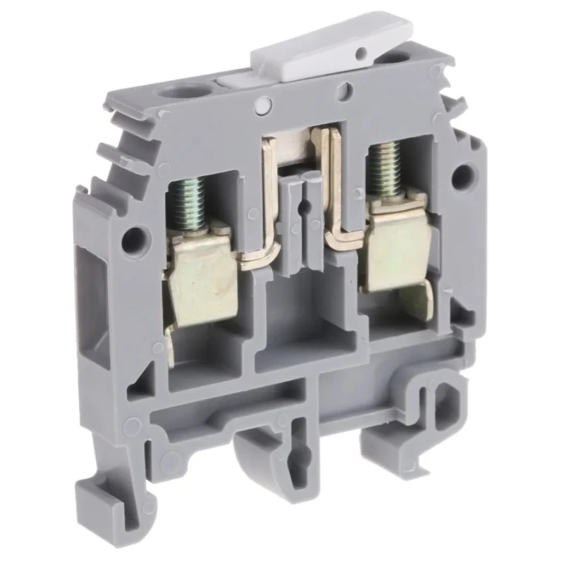 Entrelec SNA Series DIN Rail Terminal Block Grey, 6mm² Cable CSA, 1-Level, Screw Termination 1SNA115688R2500
