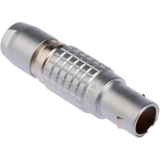 LEMO Industrial Circular Connector Cable Mount Plug 12 mm, 6 Contacts, Male Plug, IP50, 1B Series FGG.1B.306.CLAD52