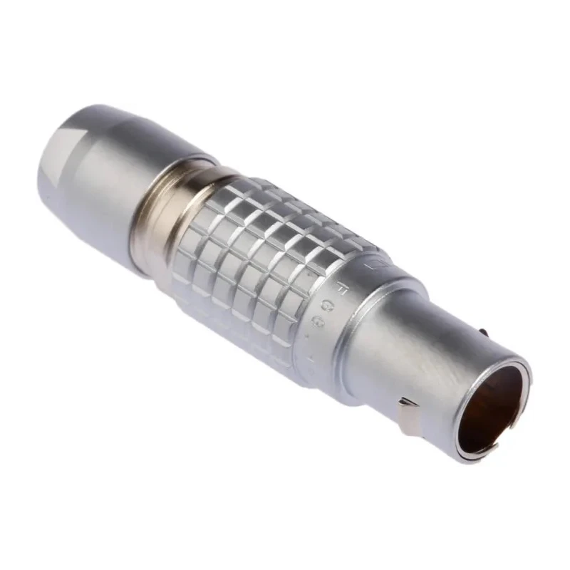 LEMO Industrial Circular Connector Cable Mount Plug 12 mm, 6 Contacts, Male Plug, IP50, 1B Series FGG.1B.306.CLAD52