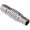 LEMO Industrial Circular Connector Cable Mount Plug 12 mm, 6 Contacts, Male Plug, IP50, 1B Series FGG.1B.306.CLAD52