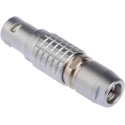 LEMO Industrial Circular Connector Cable Mount Plug 12 mm, 6 Contacts, Male Plug, IP50, 1B Series FGG.1B.306.CLAD52