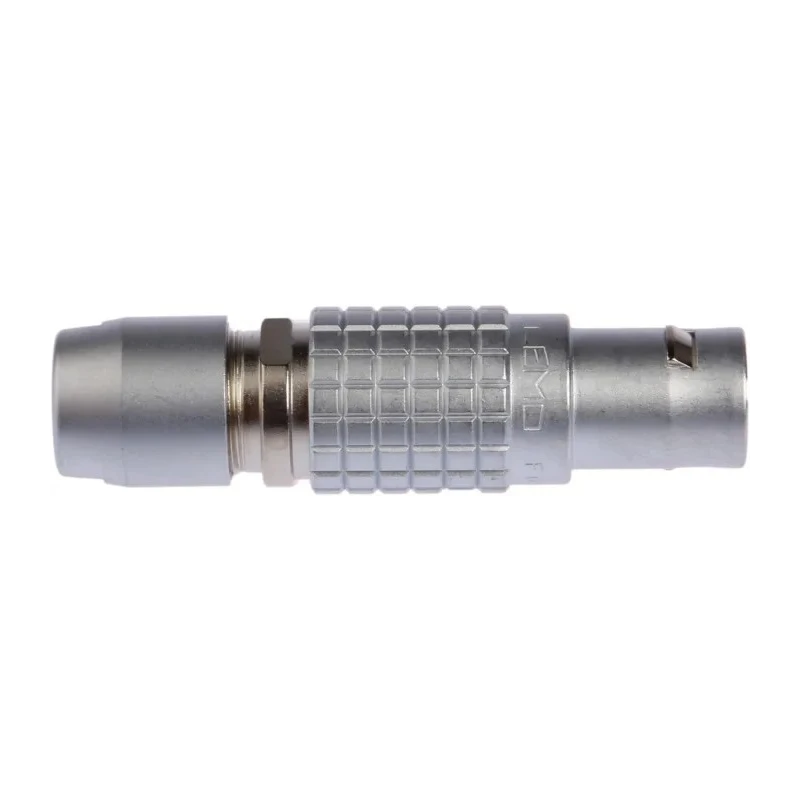 LEMO Industrial Circular Connector Cable Mount Plug 12 mm, 6 Contacts, Male Plug, IP50, 1B Series FGG.1B.306.CLAD52