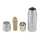 LEMO Circular Connector, 4 Contacts, Cable Mount, Female Socket, IP50 Protection, 1B Series PHG.1B.304.CLLD62