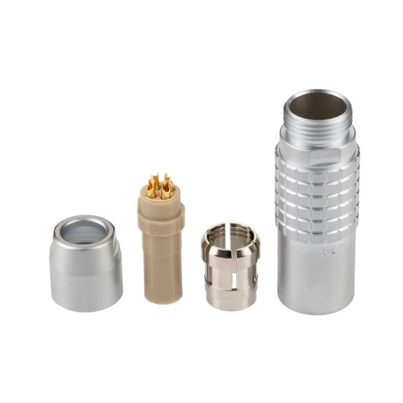 LEMO Circular Connector, 4 Contacts, Cable Mount, Female Socket, IP50 Protection, 1B Series PHG.1B.304.CLLD62