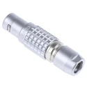 LEMO Circular Connector Cable Mount Plug Male 6 Contacts 12 mm IP50 Brass Gold Over Nickel Contact FGG.1B.306.CLAD62