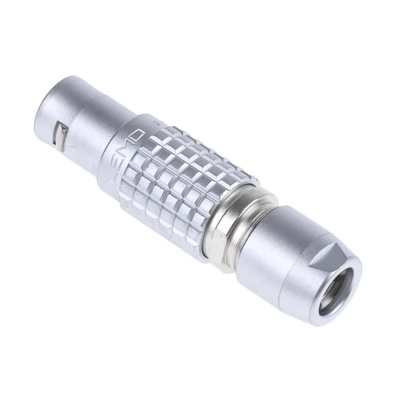 LEMO Circular Connector Cable Mount Plug Male 6 Contacts 12 mm IP50 Brass Gold Over Nickel Contact FGG.1B.306.CLAD62