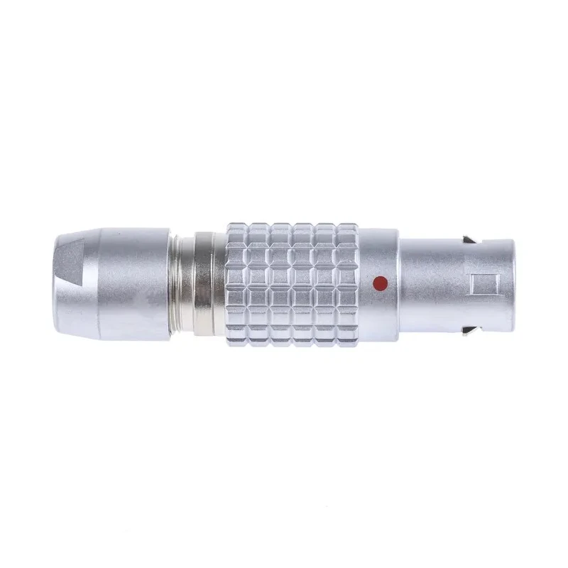 LEMO Circular Connector Cable Mount Plug Male 6 Contacts 12 mm IP50 Brass Gold Over Nickel Contact FGG.1B.306.CLAD62