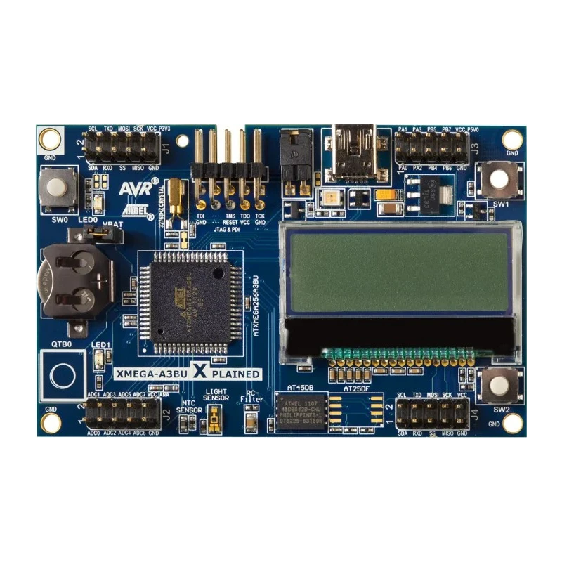 Microchip Xplained MCU Development Board ATXMEGAA3BU-XPLD