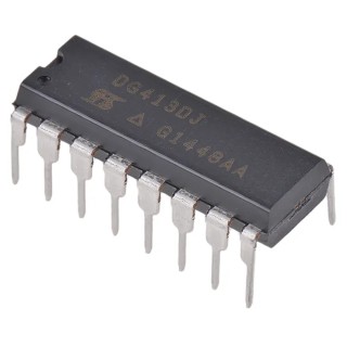 Vishay Analogue Switch 4 CMOS Quad SPST 16-Pin PDIP DG413DJ-E3