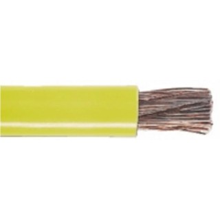 RS PRO Yellow 16 mm² 6 AWG Hook Up Wire, 126x0.4mm Core Strands, 100 m Length, Polyvinyl Chloride Insulation 628-5386