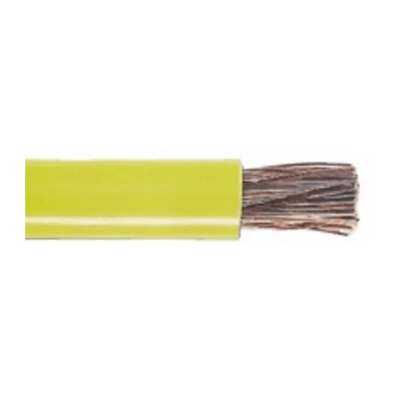 RS PRO Yellow 16 mm² 6 AWG Hook Up Wire, 126x0.4mm Core Strands, 100 m Length, Polyvinyl Chloride Insulation 628-5386