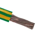 RS PRO Green Yellow 16 mm² Tri-Rated Hook Up Wire Annealed Copper 600V 100 m 628-5409