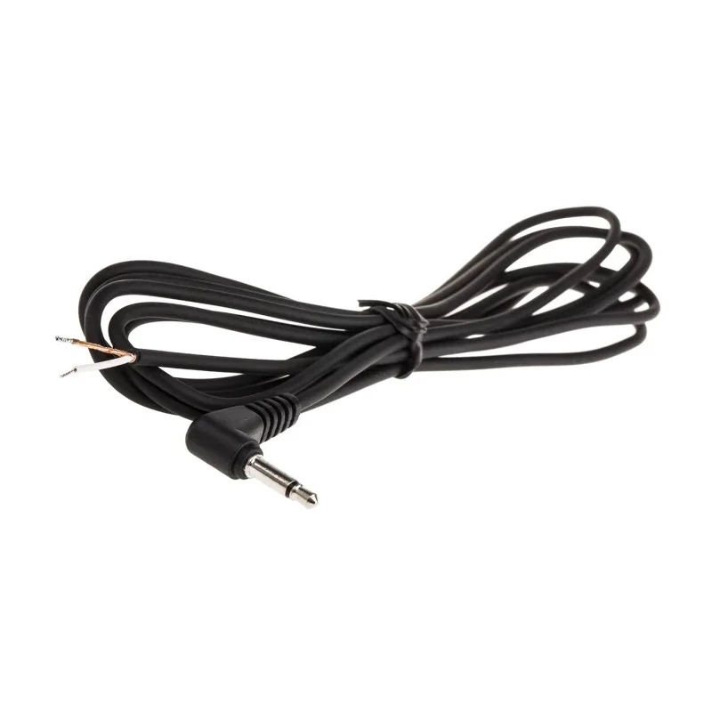 Switchcraft Male 3.5 mm Mono Jack to Unterminated Auxiliary Cable 2 m Black 33HR07884X