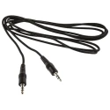 Switchcraft Male 3.5 mm Stereo Jack to Male 3.5 mm Stereo Jack Auxiliary Cable Black 1.8m 35HR07235X