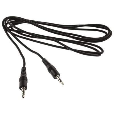 Switchcraft Male 3.5 mm Stereo Jack to Male 3.5 mm Stereo Jack Auxiliary Cable Black 1.8m 35HR07235X