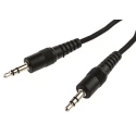 Switchcraft Male 3.5 mm Stereo Jack to Male 3.5 mm Stereo Jack Auxiliary Cable Black 1.8m 35HR07235X