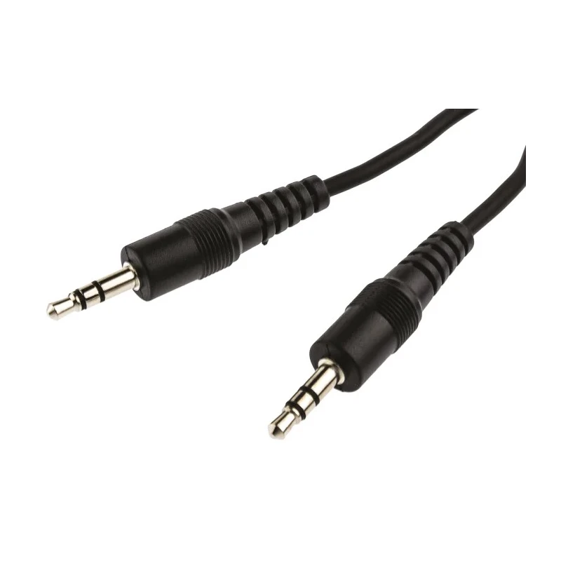Switchcraft Male 3.5 mm Stereo Jack to Male 3.5 mm Stereo Jack Auxiliary Cable Black 1.8m 35HR07235X
