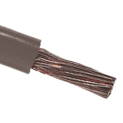 RS PRO Grey 10 mm² Hook Up Wire, 8 AWG, 72/0.4 mm Core Strands, 100 m Length, Polyvinyl Chloride Jacket 628-5516