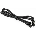 Switchcraft Male Plug to Male 3.5 mm Stereo Jack Auxiliary Cable Black 1.8 m 36HR07236X
