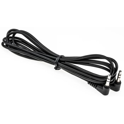 Switchcraft Male Plug to Male 3.5 mm Stereo Jack Auxiliary Cable Black 1.8 m 36HR07236X