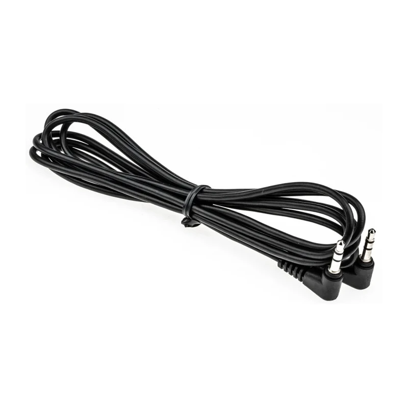 Switchcraft Male Plug to Male 3.5 mm Stereo Jack Auxiliary Cable Black 1.8 m 36HR07236X